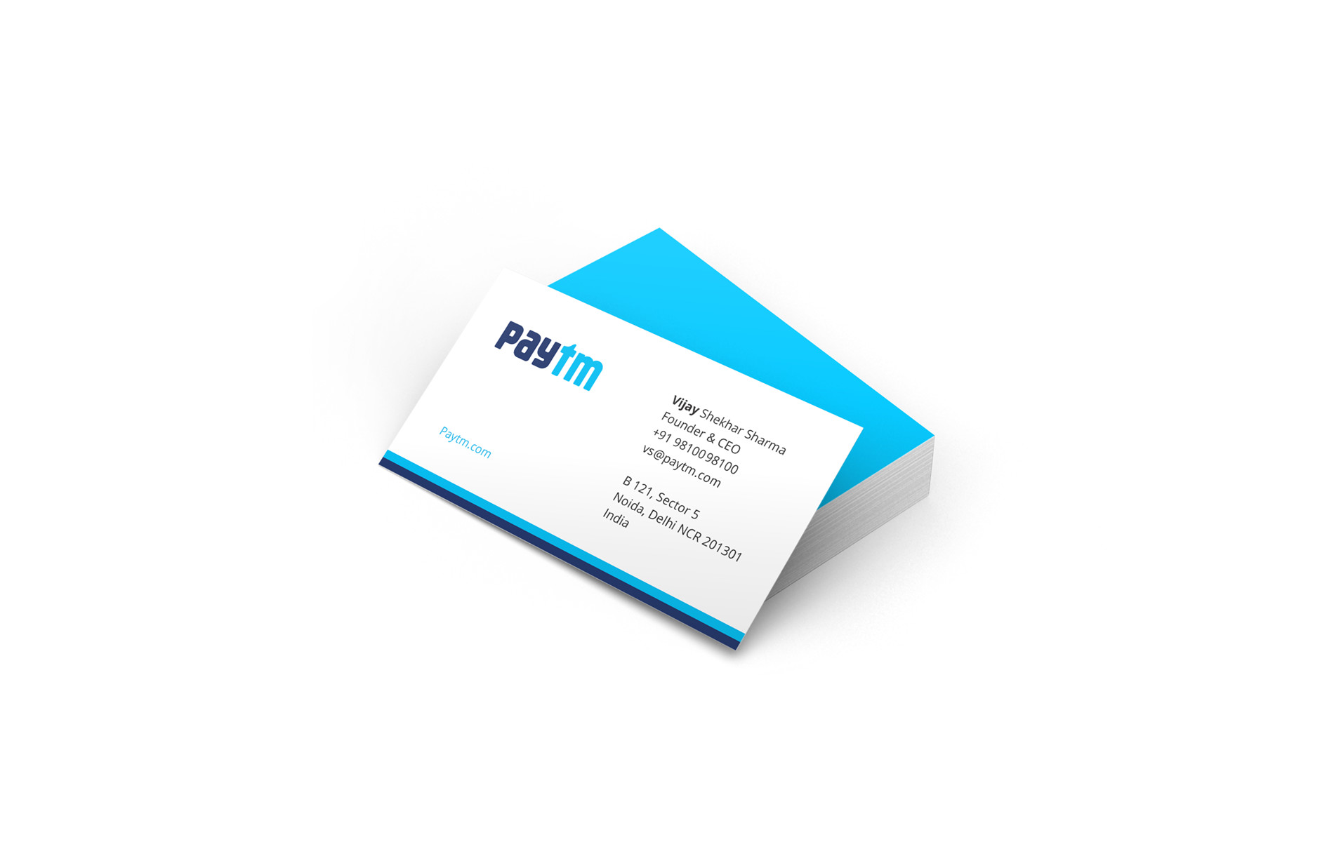 Paytm Business Card Layout