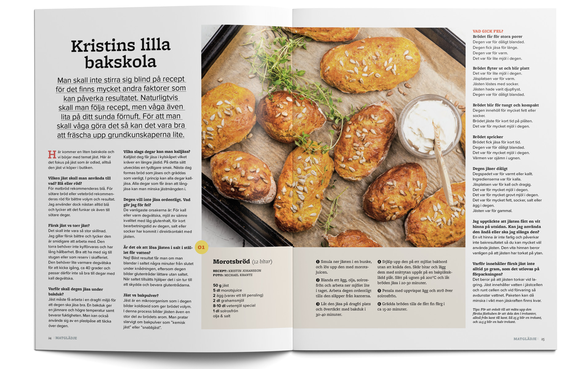Magazine Design for Matglädge u2013 A food based quarterly.